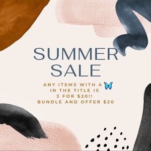 3 for $20!!!!! Read description for details! 🦋🦋